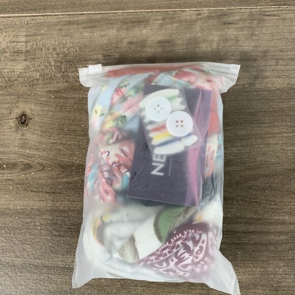 6 Pack Women Elastic Flower Printed Turban Head Wrap Headband Twisted Hair Band - Picture 5 of 12